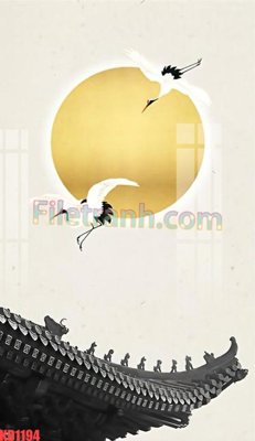 File in trần File gốc in tranh nền tường tổng hợp KD1194 (bản gốc) trời sao