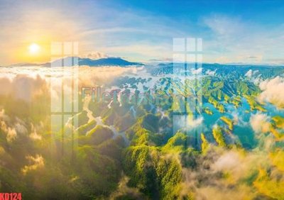 File in trần File gốc in tranh nền tường tổng hợp KD124 (bản gốc) mây trời