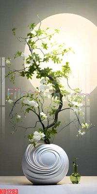File tranh File gốc in tranh nền tường tổng hợp KD1283 (gốc) phong cách tối giản