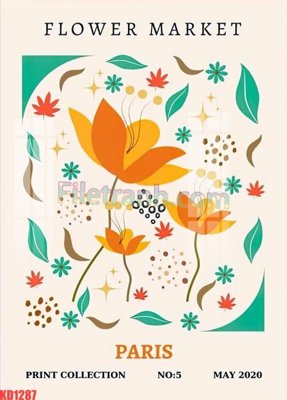 Tải file tranh File gốc in tranh nền tường tổng hợp KD1287 (ảnh gốc) ngay