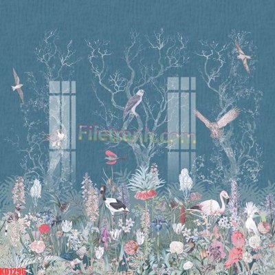 Download file gốc File gốc in tranh nền tường tổng hợp KD1296 (in lụa) nghệ thuật