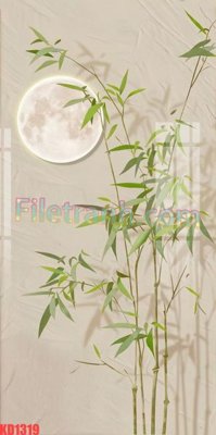 File tranh in tráng gương File gốc in tranh nền tường tổng hợp KD1319 (siêu nét)