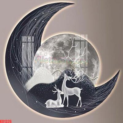 File tranh gốc File gốc in tranh nền tường tổng hợp KD1326 (bản đẹp) độc quyền