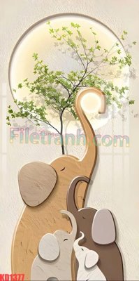 File PSD File gốc in tranh nền tường tổng hợp KD1377 (gốc) cho designer