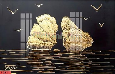 Ảnh gốc File gốc in tranh nền tường tổng hợp KD1386 (độ nét cao) in tráng gương