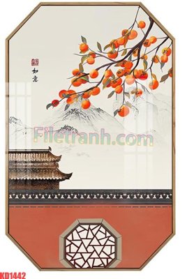 Tải file File gốc in tranh nền tường tổng hợp KD1442 (gốc) làm tranh trang trí