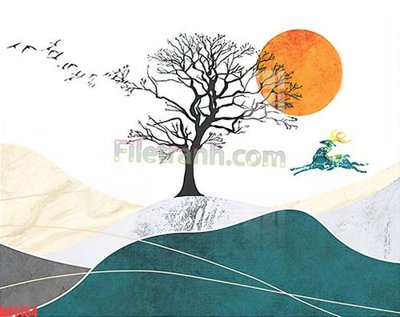 Tải file File gốc in tranh nền tường tổng hợp KD1464 (ảnh gốc) in gạch 3D