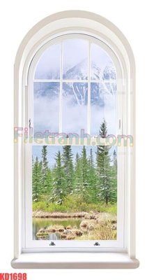 File in trần File gốc in tranh nền tường tổng hợp KD1698 (bản gốc) phong cảnh