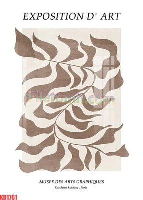 File gốc File gốc in tranh nền tường tổng hợp KD1761 (in lụa) tranh phong thủy