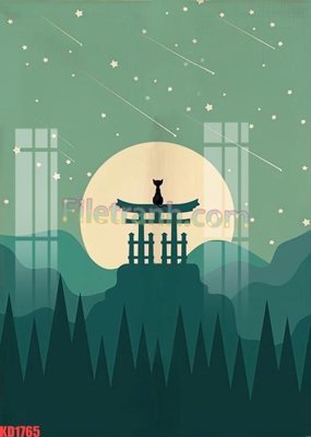 Download file File gốc in tranh nền tường tổng hợp KD1765 (gốc) cho xưởng in