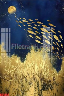 File tranh File gốc in tranh nền tường tổng hợp KD1842 (gốc) in film