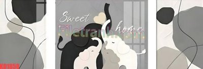 File PSD File gốc in tranh nền tường tổng hợp KD1850 (nguyên bản) cho thiết kế