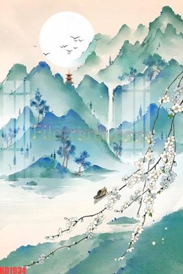 File ảnh File gốc in tranh nền tường tổng hợp KD1934 (gốc) cho trang trí nhà hàng