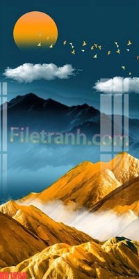 File gốc File gốc in tranh nền tường tổng hợp KD1988 (in 3D) nghệ thuật