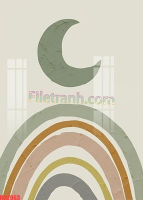 Download file gốc File gốc in tranh nền tường tổng hợp KD2063 (in lụa) tranh 3D