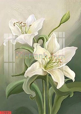 File tranh File gốc in tranh nền tường tổng hợp KD2236 (bản gốc) in lụa dán tường