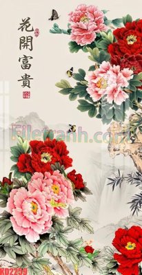 Hình ảnh file gốc File gốc in tranh nền tường tổng hợp KD2259 (chất lượng cao)