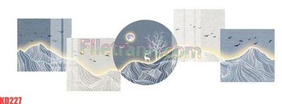 Download file File gốc in tranh nền tường tổng hợp KD227 (chuẩn in) File gốc in tranh nền tường tổng hợp KD227