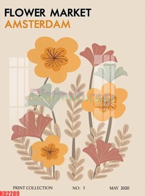 Tải file File gốc in tranh nền tường tổng hợp KD2289 (PSD) cho in tranh 3D