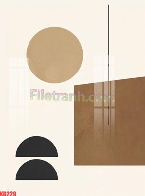 File tranh File gốc in tranh nền tường tổng hợp KD229 (gốc) chủ đề trừu tượng