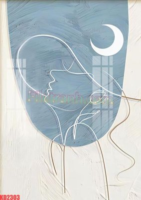 File gốc File gốc in tranh nền tường tổng hợp KD2303 (in mica) trang trí