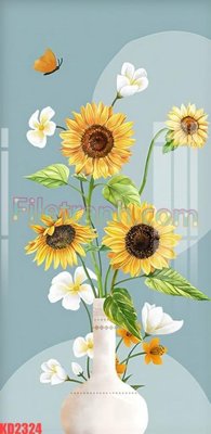 File in trần File gốc in tranh nền tường tổng hợp KD2324 (bản gốc) 5D