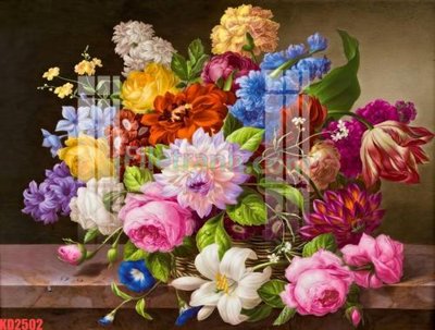 Download file gốc File gốc in tranh nền tường tổng hợp KD2502 (in lụa) tranh 3D