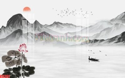 File gốc File gốc in tranh nền tường tổng hợp KD261 (in 3D) cho trang trí