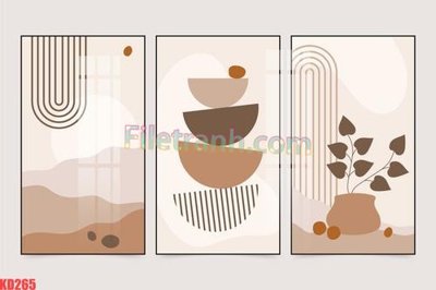 Download file gốc File gốc in tranh nền tường tổng hợp KD265 (in lụa) hoa lá