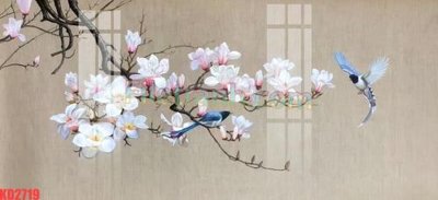 File gốc File gốc in tranh nền tường tổng hợp KD2719 (in mica) trang trí