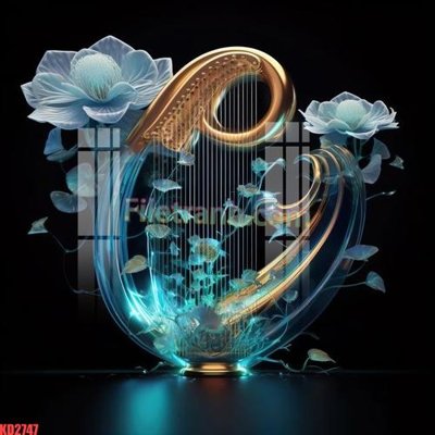 File gốc File gốc in tranh nền tường tổng hợp KD2747 (in mica) cắt laser