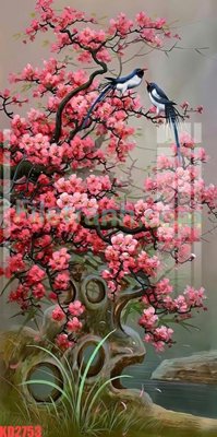 Tải file File gốc in tranh nền tường tổng hợp KD2753 (PSD) cho in tranh kính