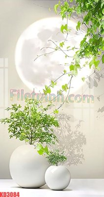 Ảnh gốc File gốc in tranh nền tường tổng hợp KD3084 (nét căng) in mica