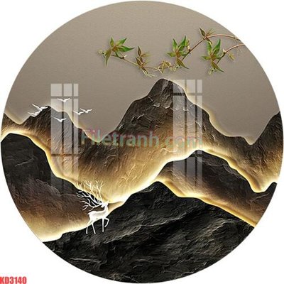 Ảnh gốc File gốc in tranh nền tường tổng hợp KD3140 (siêu chi tiết) để in ấn