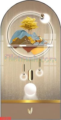 Ảnh gốc File gốc in tranh nền tường tổng hợp KD3170 (độ nét cao) in tráng gương