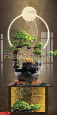 File gốc File gốc in tranh nền tường tổng hợp KD3247 (AI/EPS) cho in ấn