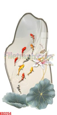 File in mica File gốc in tranh nền tường tổng hợp KD3254 (bản gốc) sắc sảo