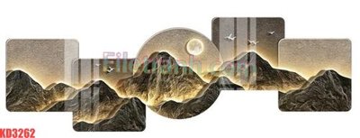 File gốc File gốc in tranh nền tường tổng hợp KD3262 (in lụa) chi tiết cao