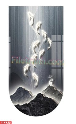 Tải file File gốc in tranh nền tường tổng hợp KD3270 (gốc) chủ đề hoa sen