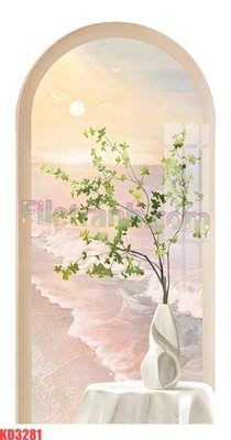 File PSD File gốc in tranh nền tường tổng hợp KD3281 (bản gốc) đã tách nền