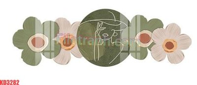 Download file gốc File gốc in tranh nền tường tổng hợp KD3282 (in lụa) hoa lá