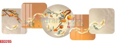 Tải file File gốc in tranh nền tường tổng hợp KD3295 (PSD) cho in tranh kính