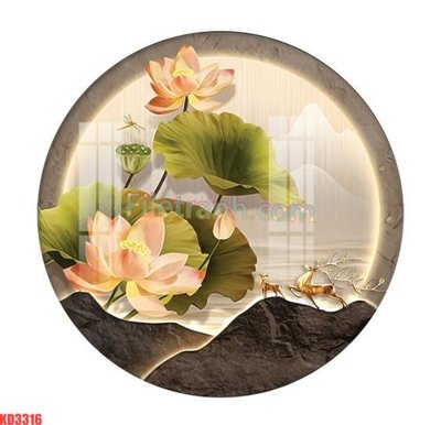 File gốc File gốc in tranh nền tường tổng hợp KD3316 (PNG) không nền chất lượng