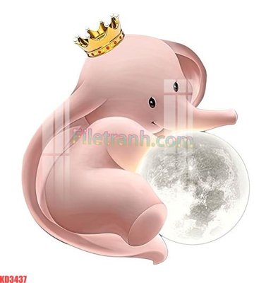 File in mica File gốc in tranh nền tường tổng hợp KD3437 (bản gốc) siêu trong