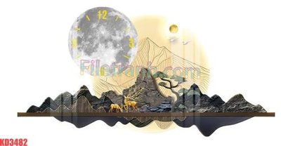 Tải file File gốc in tranh nền tường tổng hợp KD3482 (gốc) làm tranh trang trí