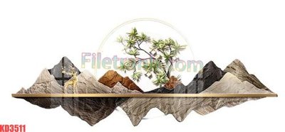 Cung cấp file tranh gốc File gốc in tranh nền tường tổng hợp KD3511 độc quyền