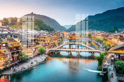 File in trần File gốc in tranh nền tường tổng hợp KD352 (bản gốc) bầu trời