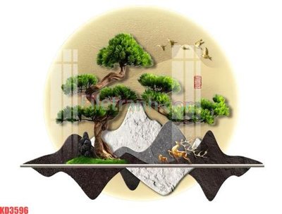 File in mica File gốc in tranh nền tường tổng hợp KD3596 (ảnh gốc) đẹp