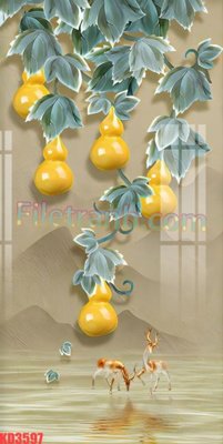 File gốc File gốc in tranh nền tường tổng hợp KD3597 (vector) cho in ấn