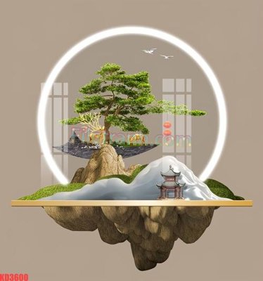 Download file gốc File gốc in tranh nền tường tổng hợp KD3600 (in lụa) hoa lá